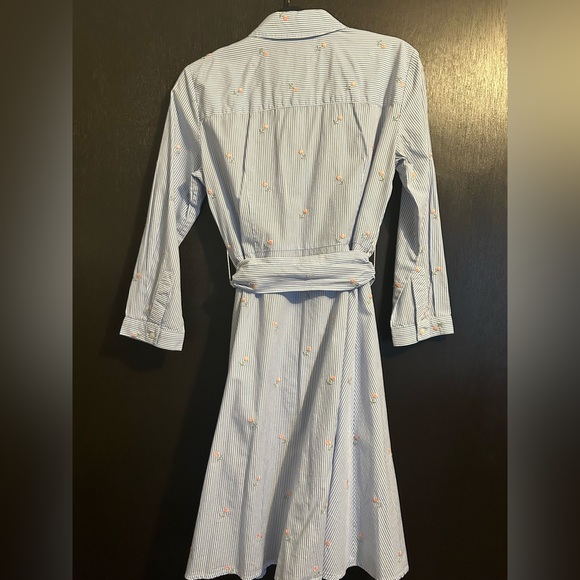 Tommy Hilfiger Embroided-Stripe Tie Dress - Picture 3 of 7